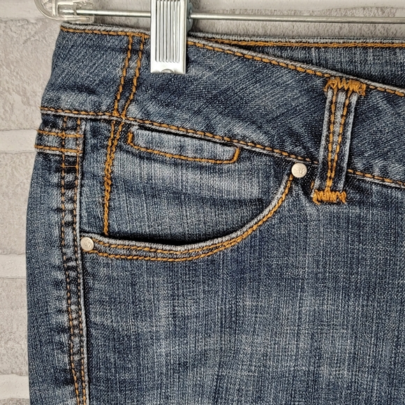 WÖRN Jeans High Quality Heavy Stitched Wide Leg Denim Jeans Women's Size 8 - Picture 5 of 16